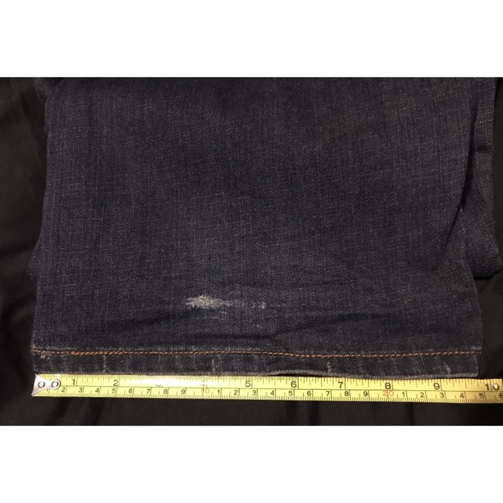 Vintage Marc Ecko Cut & Sew Regular Distressed Denim Jeans 34x32 Nyc Rlx Stadium - Picture 7 of 10